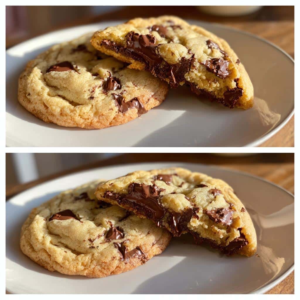 Christmas Air fryer Chocolate Chip Cookies (5-Ingredient)