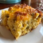Christmas Air fryer Cowboy Cornbread Casserole
