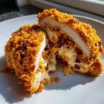 Christmas Air fryer Cream Cheese and Bacon Stuffed Doritos Chicken