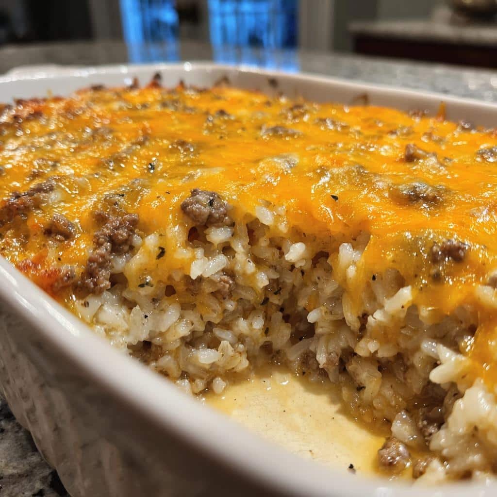 Christmas Air fryer Easy Hamburger Rice Casserole - detail 1