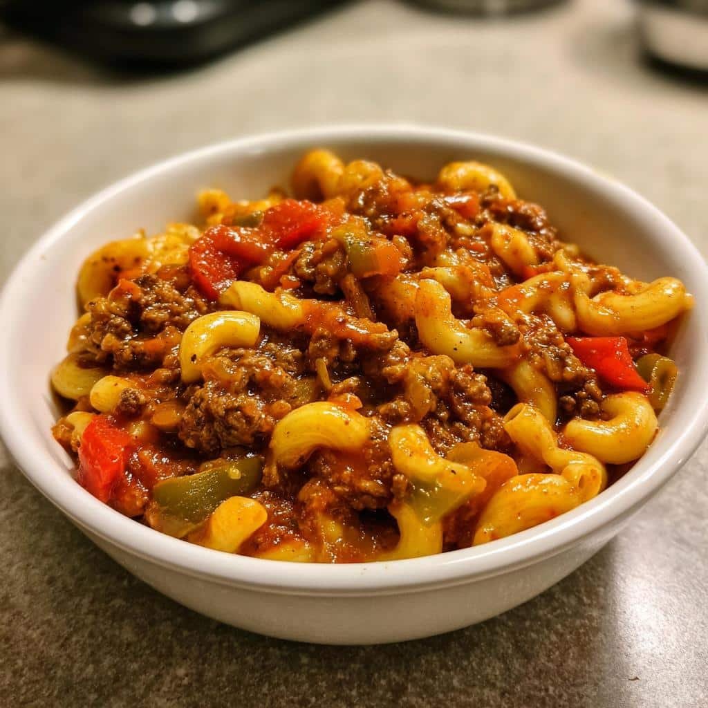 Christmas Air fryer Goulash Casserole