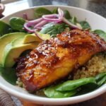 Christmas Air fryer Orange Ginger Fish Bowl