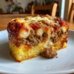 Christmas Air fryer Sausage and Polenta Casserole