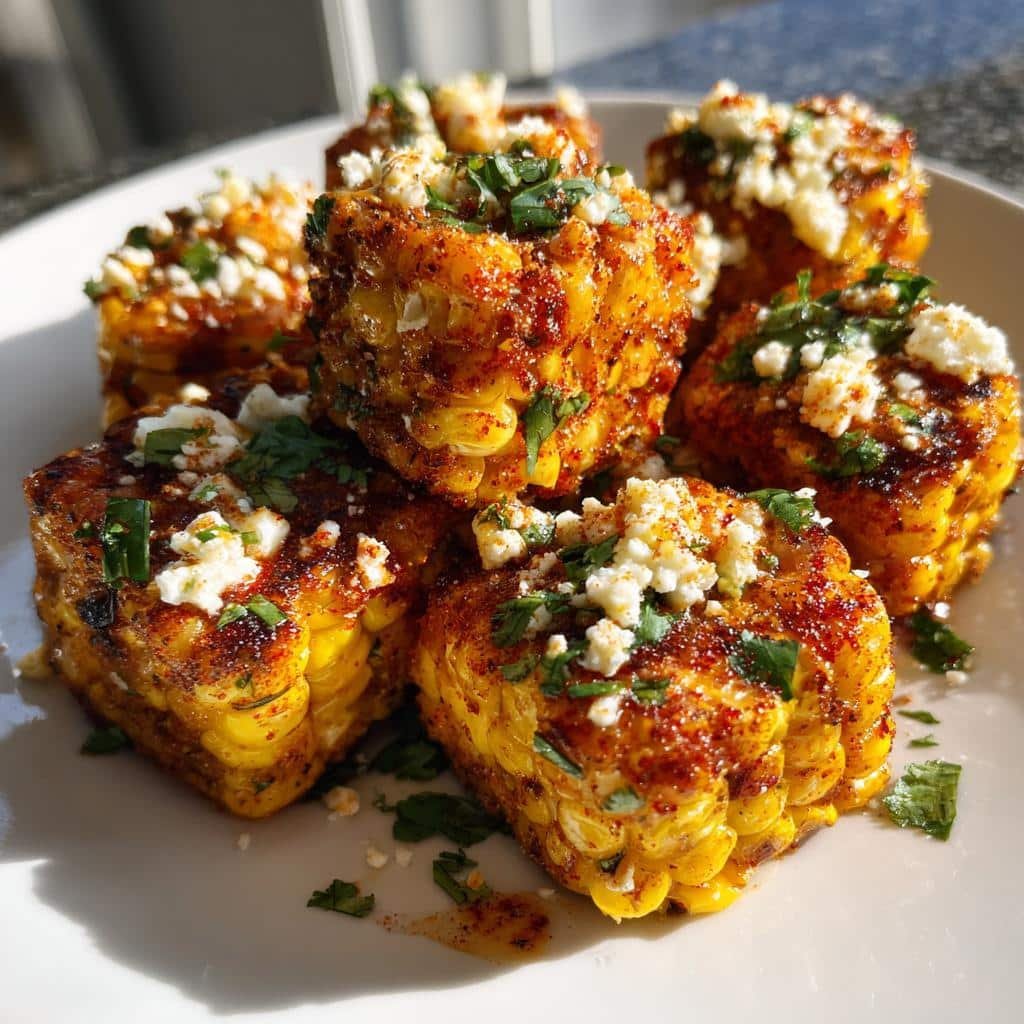 Christmas Air fryer Spicy Mexican Corn Bites - detail 1