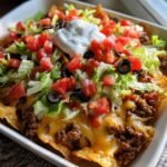 Christmas Air fryer Taco Salad Bake