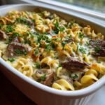 "Christmas Air Fryer Beef Stroganoff Casserole in 30 Minutes" 3 Christmas Air fryer low Cooker Beef Stroganoff Casserole