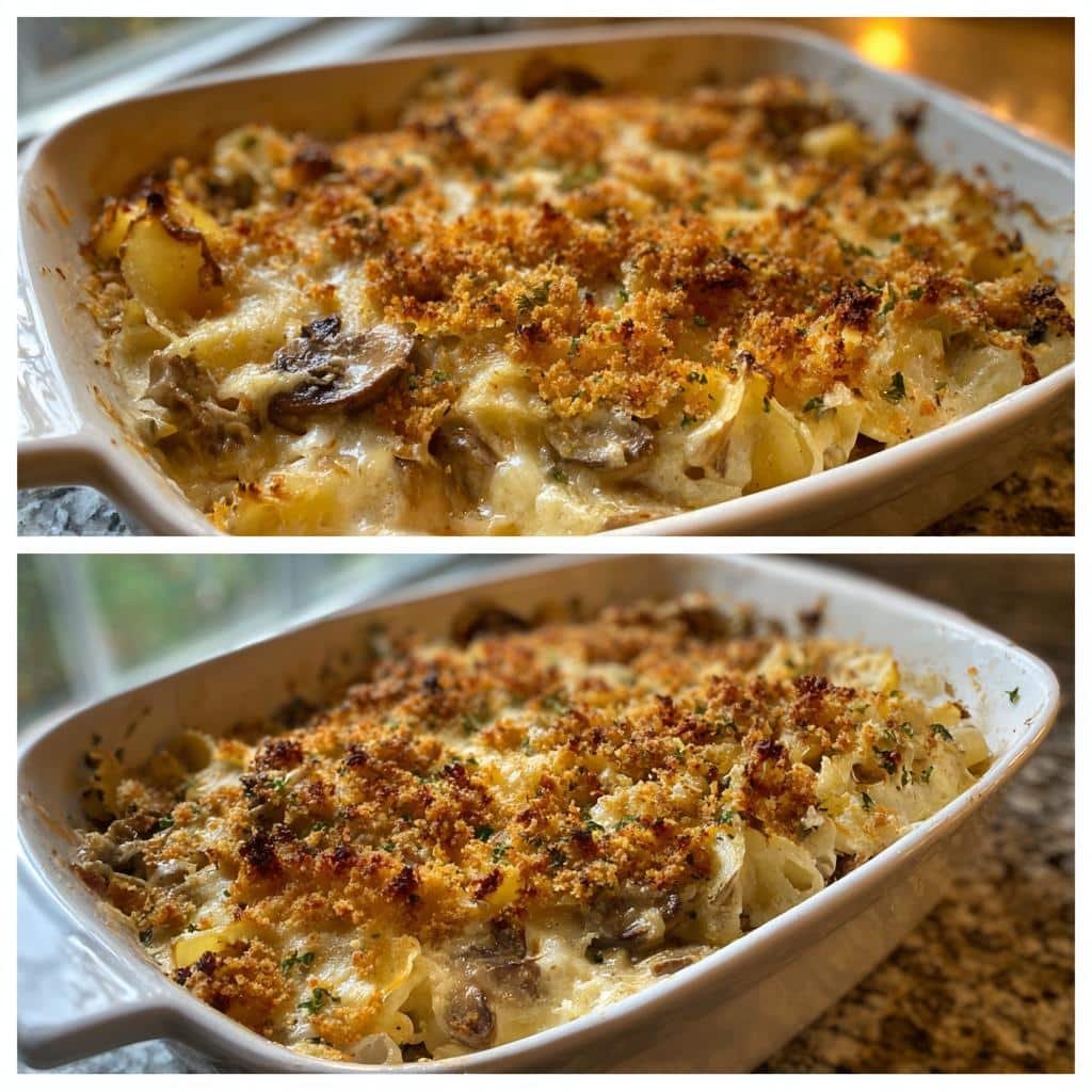 Christmas Air Fryer Tuna Casserole in 20 Minutes - Pure Comfort! 4 Christmas Air fryerTuna and Mushroom Casserole - detail 1