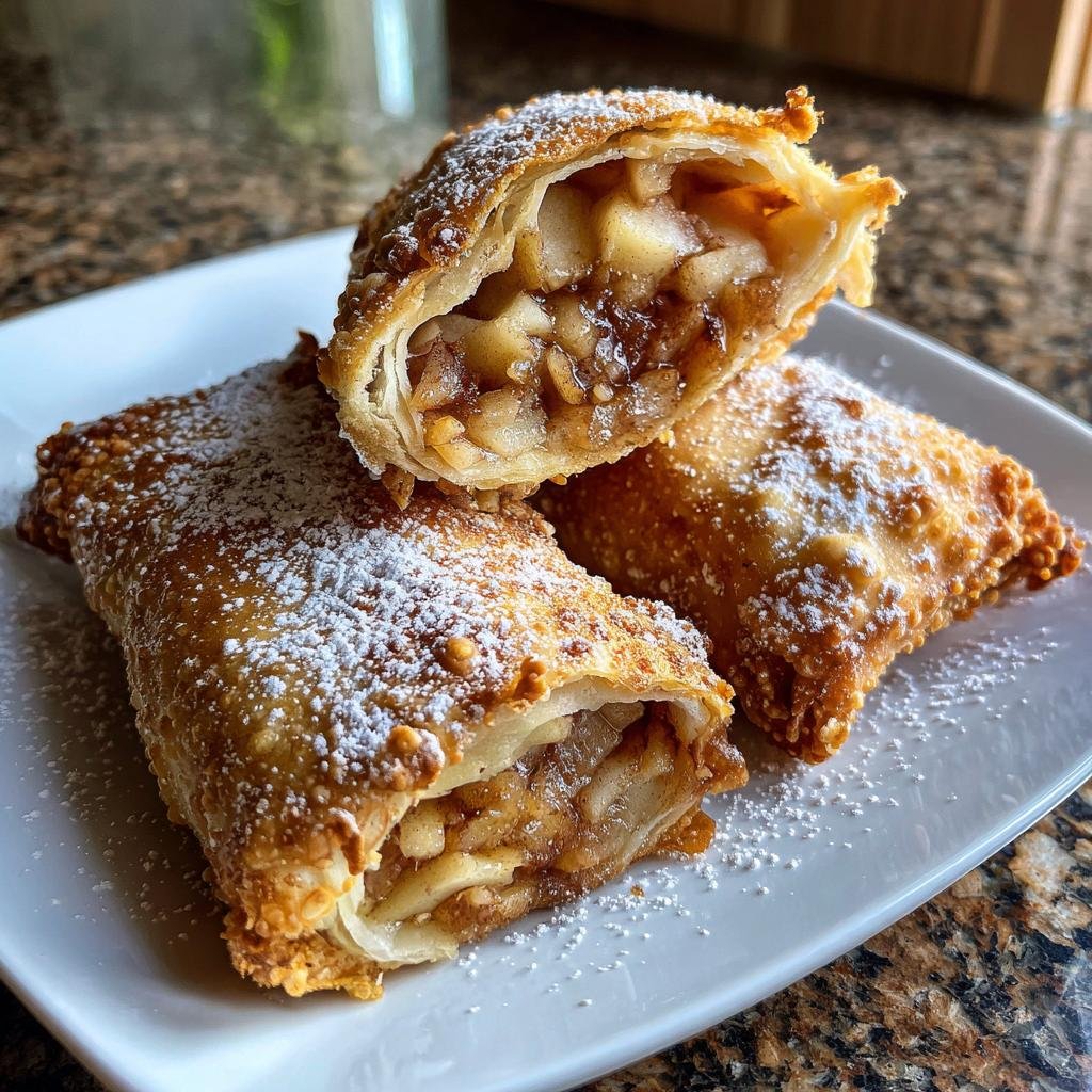 Chritmas Air fryer Apple Pie Egg Rolls - detail 1
