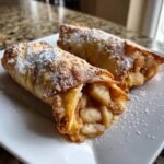 Chritmas Air fryer Apple Pie Egg Rolls