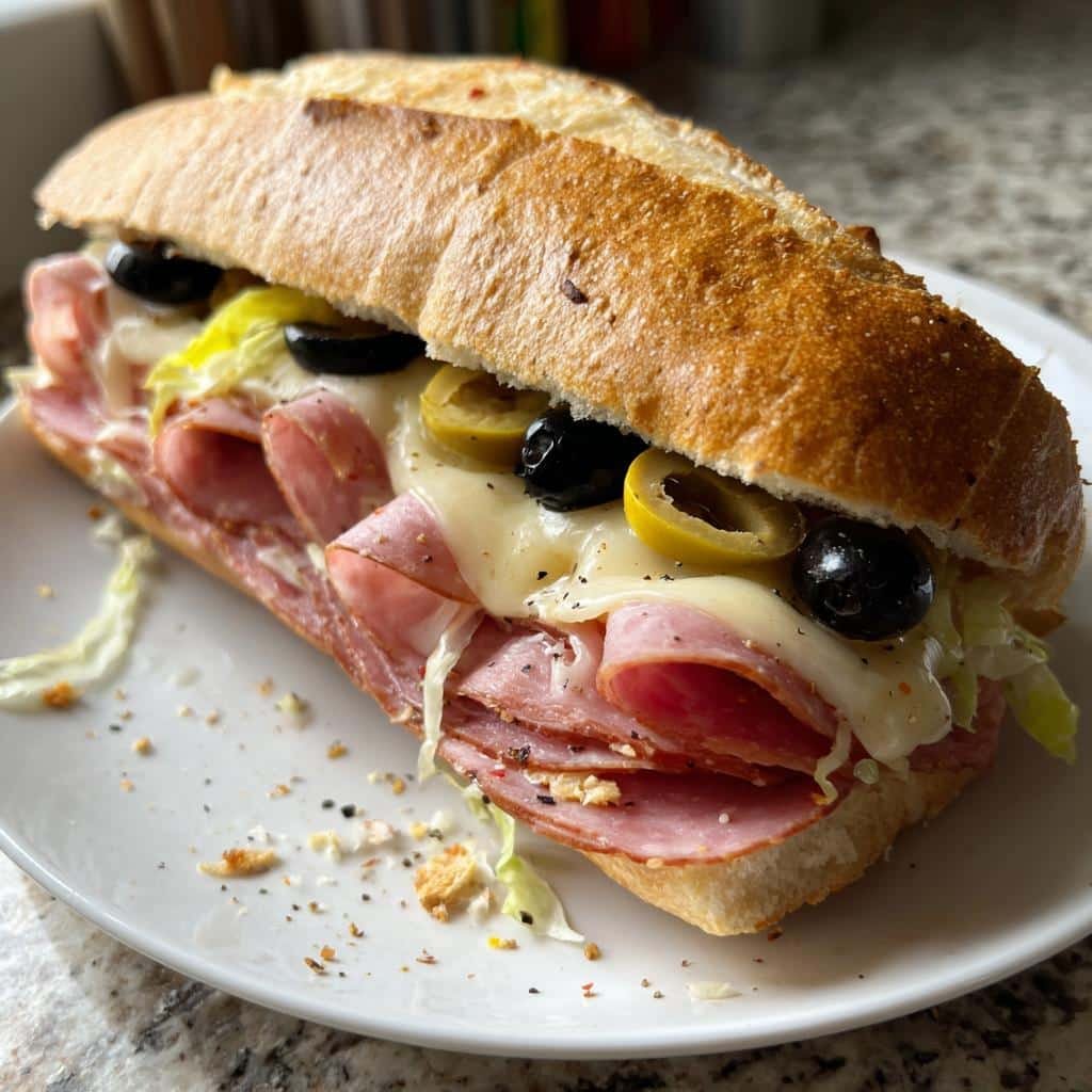 Chritmas Air fryer Baked Italian Sub Sandwiches - detail 1