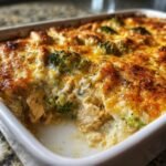 Chritmas Air fryer Chicken Divan Casserole