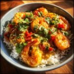 Chritmas Air fryer Coconut Curry Shrimp Bowls