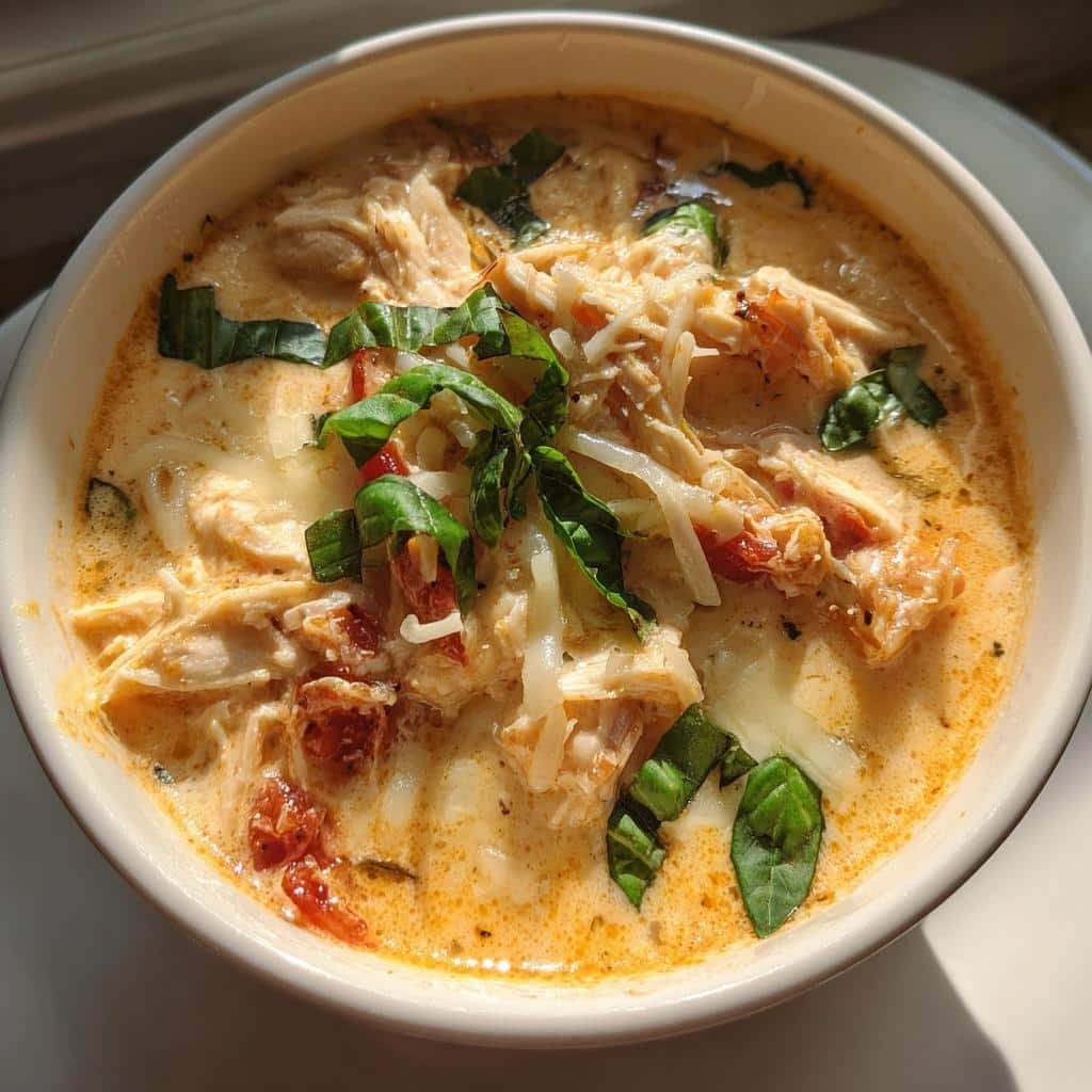 Chritmas Air fryer Crock Pot Creamy Chicken Parmesan Soup - detail 1