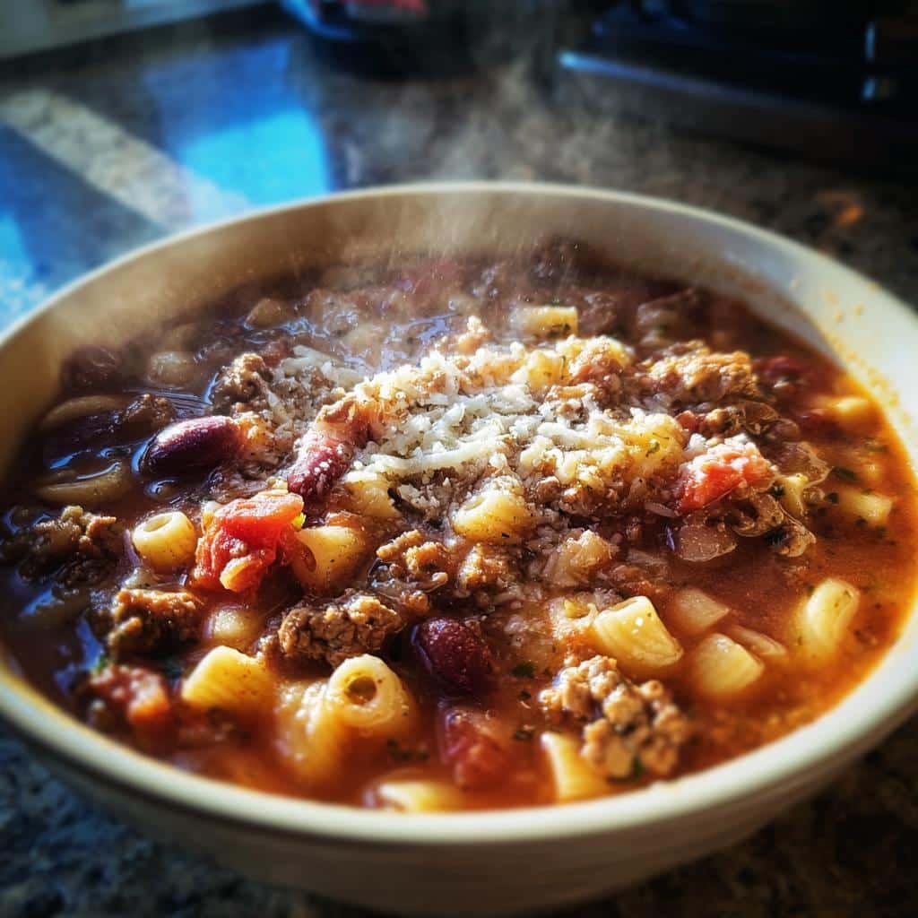 Christmas Air Fryer Crockpot Pasta Fagioli in 3 Easy Steps 4 Chritmas Air fryer Crockpot Pasta Fagioli - detail 1
