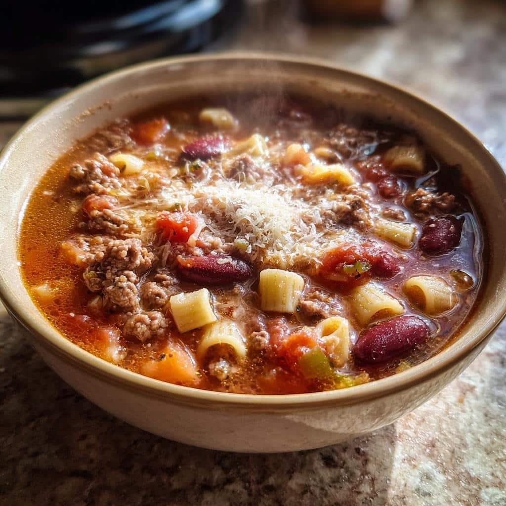 Chritmas Air fryer Crockpot Pasta Fagioli