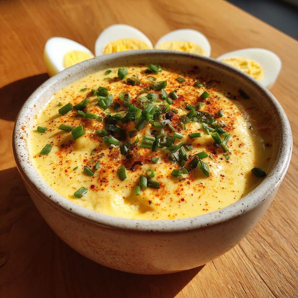 6-Ingredient Christmas Air Fryer Deviled Egg Dip Magic 4 Chritmas Air fryer Deviled Egg Dip - detail 1