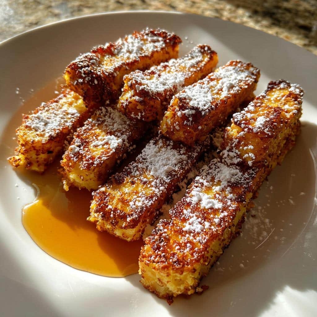 Chritmas Air fryer French Toast Sticks