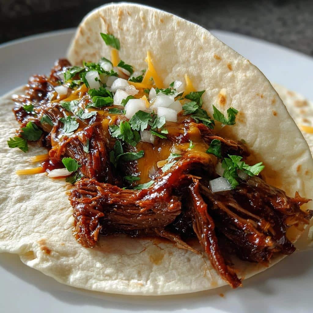 Chritmas Air fryer Garlic Butter Honey BBQ Beef Tacos - detail 1