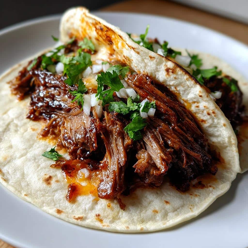 Chritmas Air fryer Garlic Butter Honey BBQ Beef Tacos
