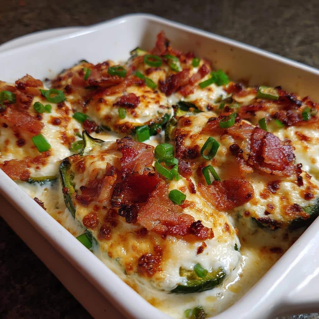 Chritmas Air fryer Keto Jalapeño Popper Casserole - detail 1