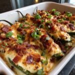 Chritmas Air fryer Keto Jalapeño Popper Casserole