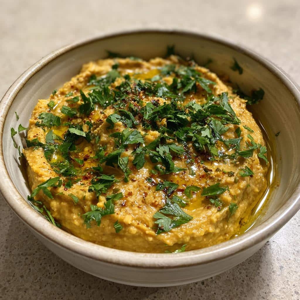 Chritmas Air fryer Lentil Dip (Protein-Packed)