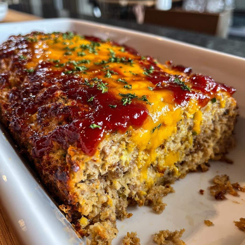 Chritmas Air fryer Meatloaf Casserole