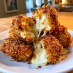 Chritmas Air fryer Melted Mozzarella & Ranch Chicken Bombs