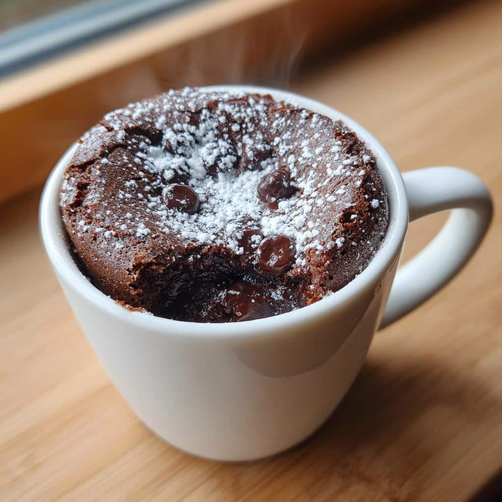 Magical 5-Minute Christmas Air Fryer Mug Brownie Recipe 4 Chritmas Air fryer Mug Brownie (5-Minute) - detail 1