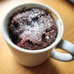 Chritmas Air fryer Mug Brownie (5-Minute)