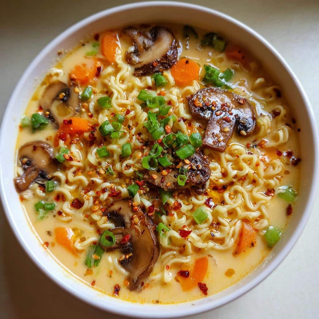 15-Minute Creamy Christmas Air Fryer Ramen Noodle Soup 4 Chritmas Air fryer Ramen Noodle Soup (Creamy Twist) - detail 1