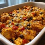 Chritmas Air fryer Southwestern Chicken Casserole