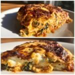 Chritmas Air fryer Spinach & Ricotta Lasagna