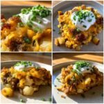 30-Min Thanksgiving Air Fryer Potato Meatloaf Casserole Heaven 3 Thanksgiving Air Fryer Loaded Potato & Meatloaf Casserole