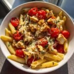 Thanksgiving Air fryer Bruschetta Chicken Pasta