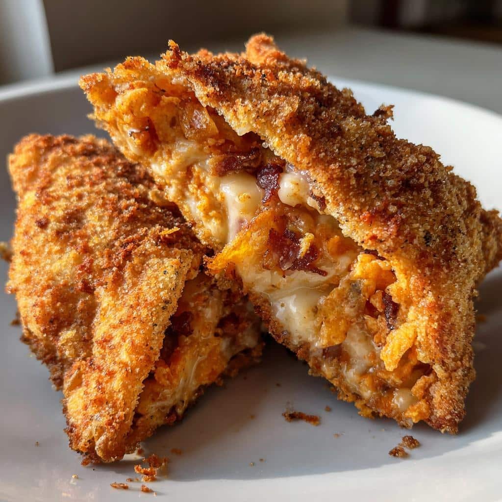 Thanksgiving Air fryer Cream Cheese & Bacon Stuffed Doritos - detail 1