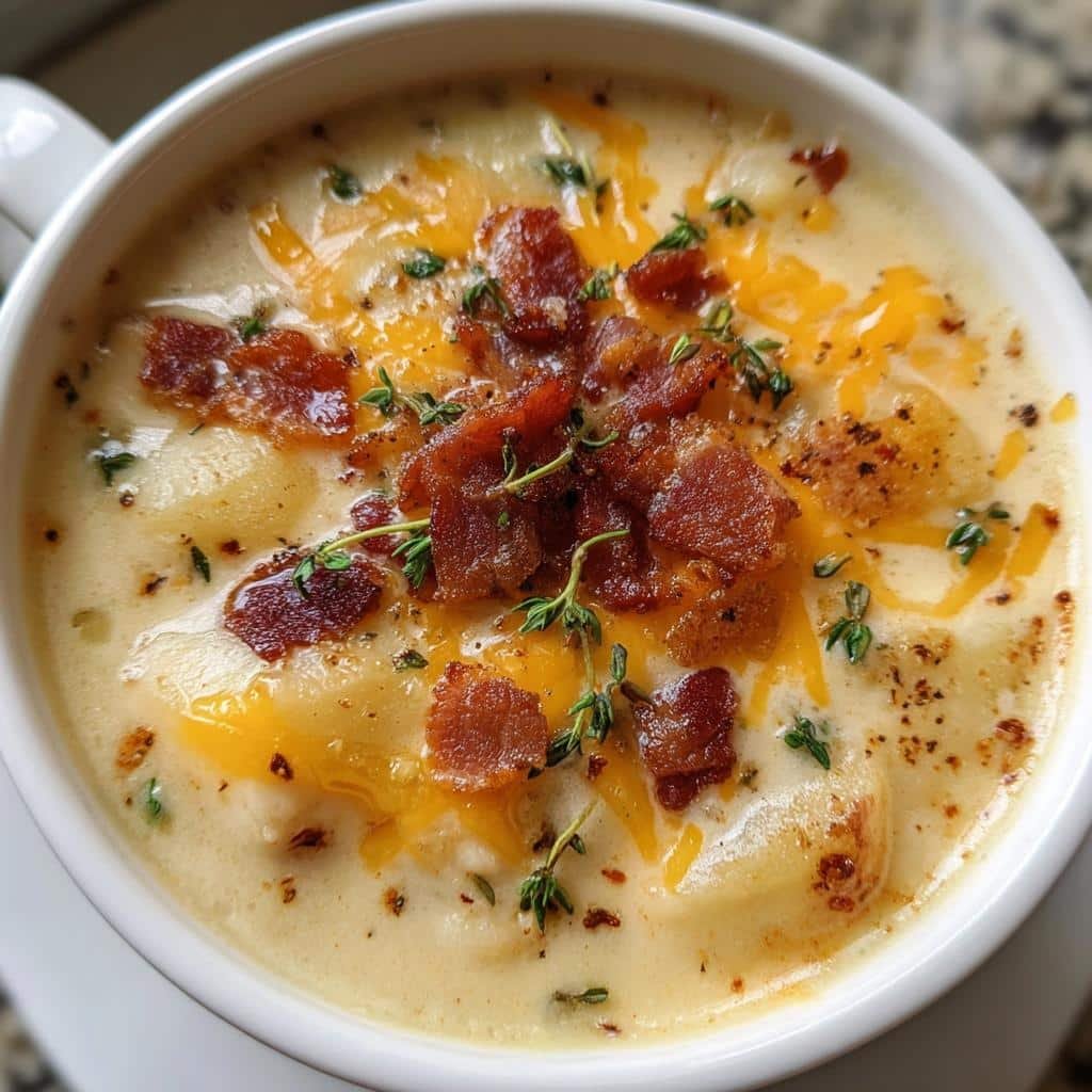 Thanksgiving Air fryer Crock Pot Crack Potato Soup