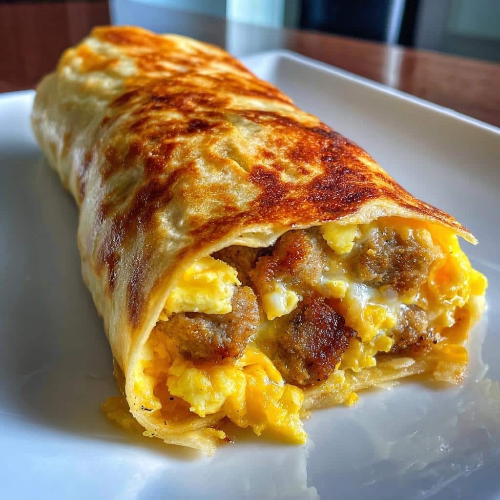 Thanksgiving Air fryer Sausage, Egg, and Cheese Breakfast Roll-Ups - detail 1