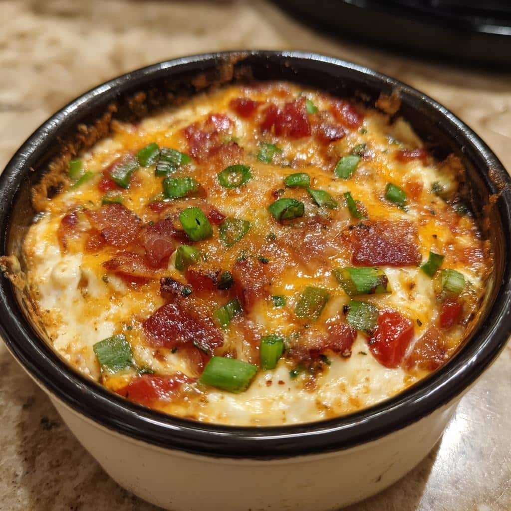 Thanksgiving Air fryer Spicy Cowboy Queso Dip