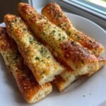 3-minute Air Fryer Garlic Breadsticks