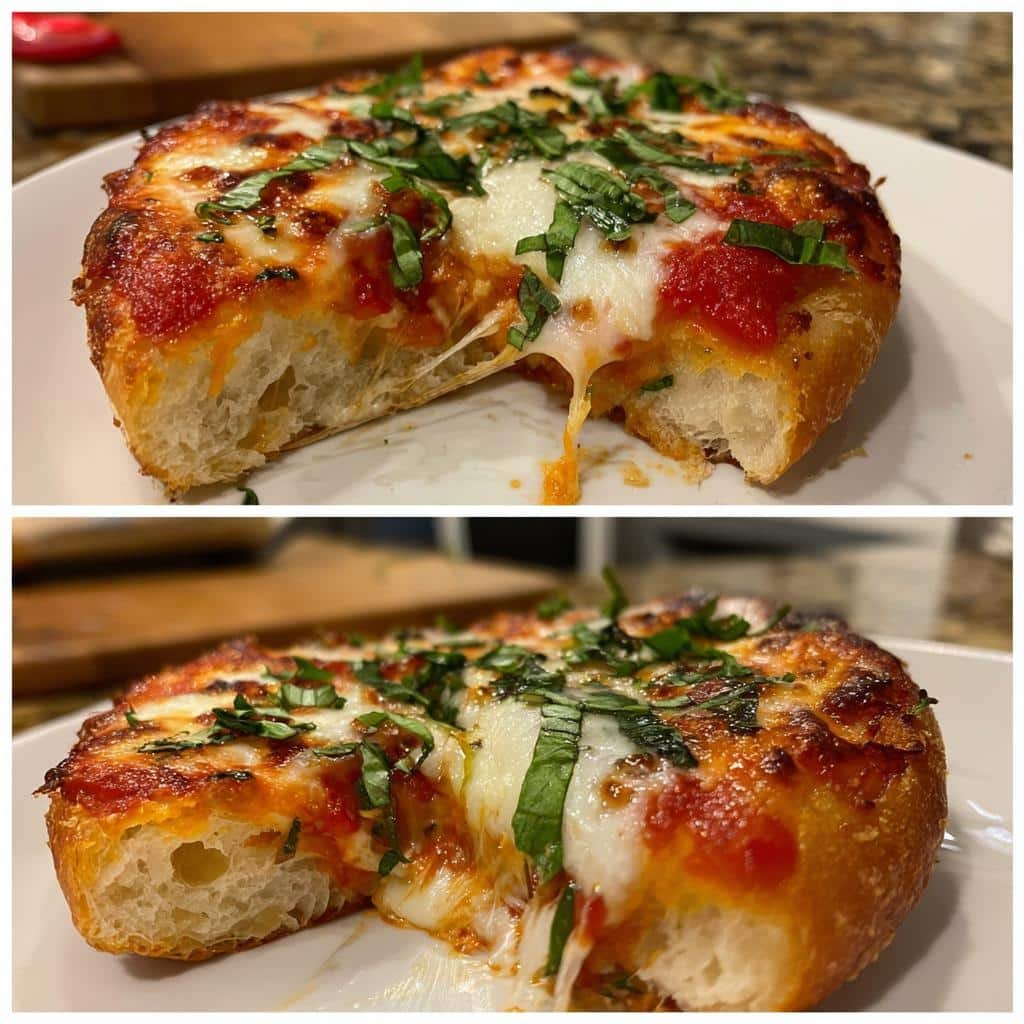 4-Minute Air Fryer Pizza: Crispy Margherita Magic 4 4 minute Air Fryer Homemade Pizza (Margherita) - detail 1