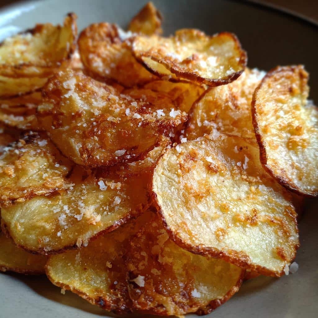 Air Fryer 1 minute Crispy Parmesan Potato Chips - detail 1