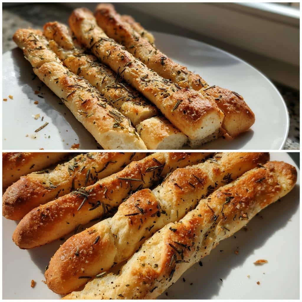 Air Fryer 3 minute Rosemary Garlic Breadsticks - detail 1