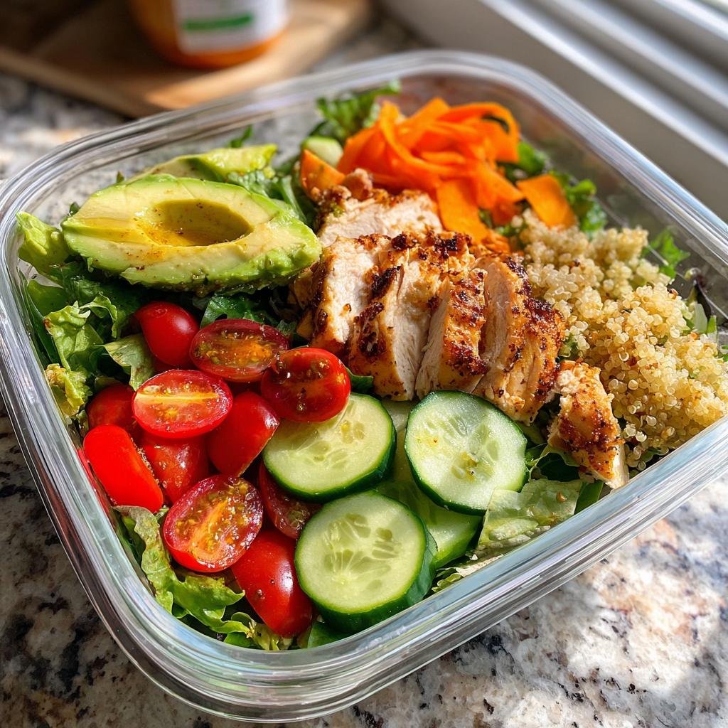 Air Fryer 7-Day Salad Meal Prep (Time-Lapse)