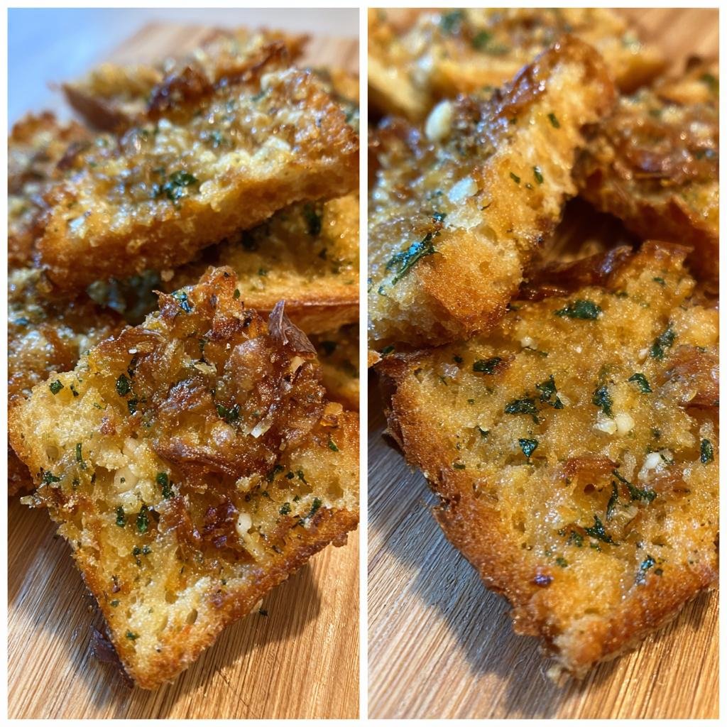 Air Fryer Anchovy-Garlic Spread Crisps (Caesar-Style) - detail 1