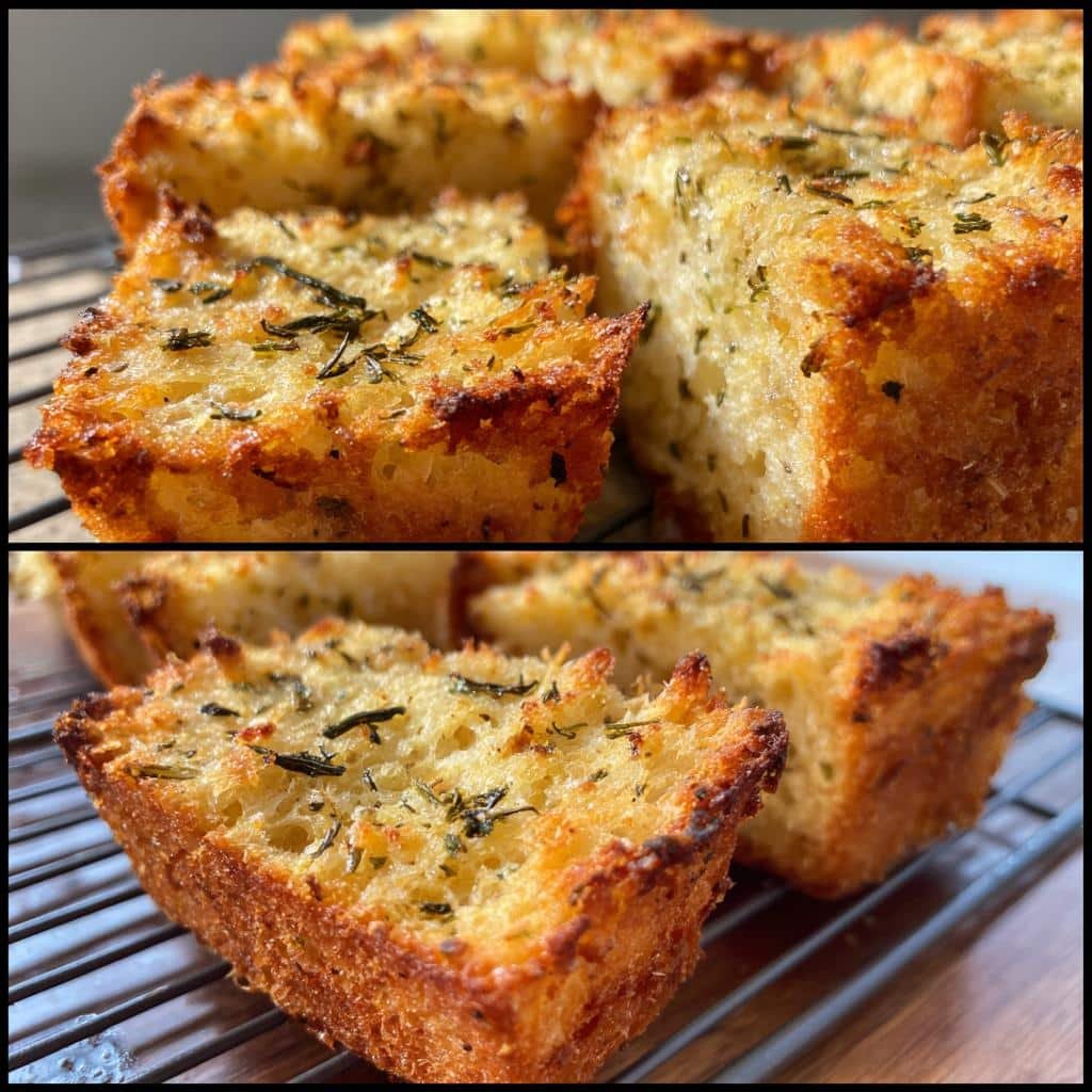 Air Fryer Anchovy-Garlic Spread Crisps (Caesar-Style)