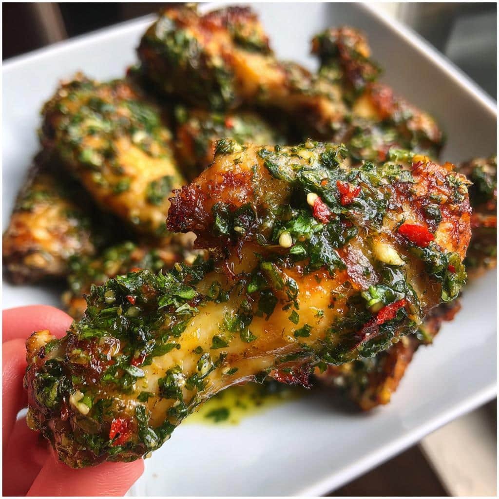 Air Fryer Argentine Chimichurri Wings