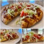 Air Fryer BLT Pizza (Bacon, Lettuce, Tomato)
