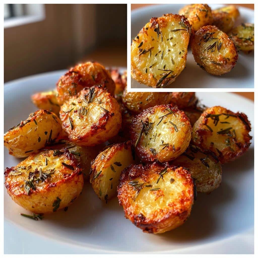 Air Fryer Baby Potatoes (Herb Roasted)