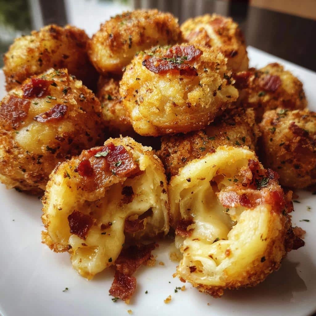 Air Fryer Bacon Cheddar Potato Bites
